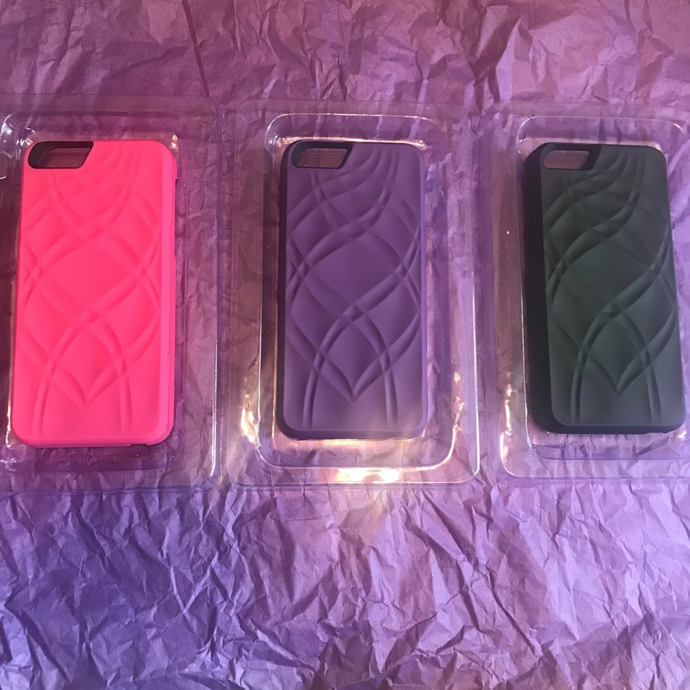 Bundle of 3 iPhone mirror wallet cases 6/6S Plus